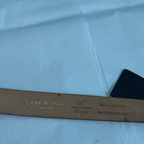 NEW rag & bone men’s brown dress belt 36” - Picture 2 of 4